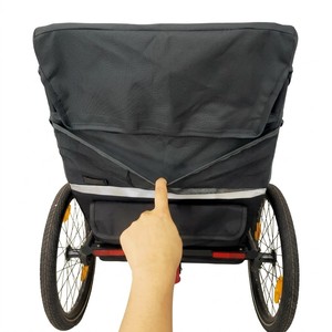 Remorque de vélo pour enfants en alliage d'aluminium Urban Greenway Explorations, suspension indépendante, charge utile de 35 kg pour les aventures sur sentier - Product Image 5