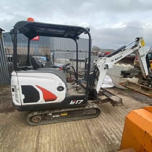 Miniexcavadora profesional Bobcat E17 diseñada para excavaciones precisas, apertura de zanjas, paisajismo, trabajos de cimentación y excavación compacta. - Product Image 1