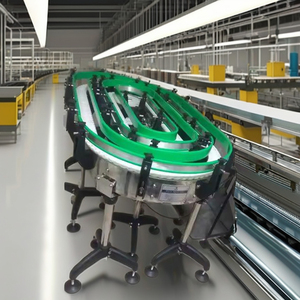 Petit système de convoyeur à bande modulaire en acier inoxydable convoyeur à chaîne de qualité alimentaire industrie décharge de vis nouvel équipement d'état - Product Image 6