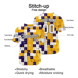 Maillot de baseball premium pour hommes, respirant, à boutons, pour le jeu et l'entraînement, tissu léger en maille - Product Image 3