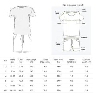 Logo personnalisé hommes Streetwear ensemble short blanc 100% coton t-shirts ensemble unisexe grande taille hommes été deux pièces ensemble d'été - Product Image 6
