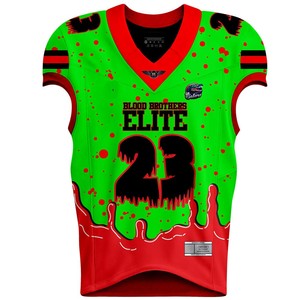 Customized Sublimation American Football Uniform Wholesale 100% Polyester Team Custom Logo OEM ODM Manufacturer - Product Image 2