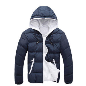 Veste d'hiver personnalisée en gros pour garçons et filles, manteau rembourré à capuche, vêtements d'extérieur chauds pour enfants, fermeture éclair intégrale, vêtements de mode, fournisseur OEM - Product Image 2
