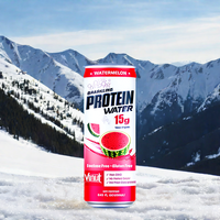 8,45 fl oz Sprankelend Proteïnewater Watermeloen Zonder Toegevoegde Suiker OEM ODM Private Label Drankproducent