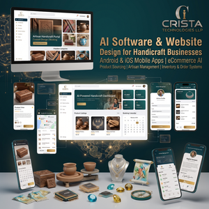 ซอฟต์แวร์ AI สำหรับธุรกิจงานฝีมือ การออกแบบเว็บไซต์ แอปพลิเคชันมือถือ Android iOS ซอฟต์แวร์ AI ERP CRM ซอฟต์แวร์ WordPress Shopify อีคอมเมิร์ซ AI - Product Image 2