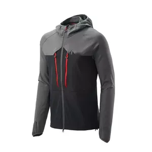 Veste softshell homme personnalisée coupe-vent imperméable grande taille pour le sport de plein air, le camping, la randonnée, l'équitation, veste softshell coupe-vent - Product Image 2