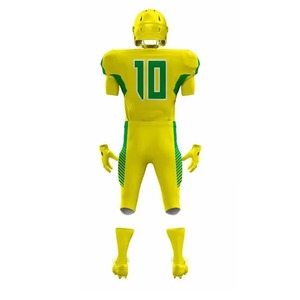 Customized Wholesale Sportswear Team Polyester High Quality Breathable Plus Size Unisex American Football Uniforms Sets for Men - Product Image 3