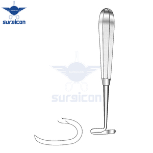 Élévateur chirurgical pédiatrique Doyen Raspatorie, longueur 17 cm / 6-3/4 pouces, côté droit, conçu pour les enfants - Product Image 4