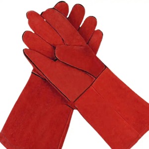 Guantes de Seguridad Unisex de Primera Calidad al por Mayor, Guantes de Trabajo de Cuero Personalizados para Soldadura, Impermeables, Antideslizantes, para Adultos - Product Image 3
