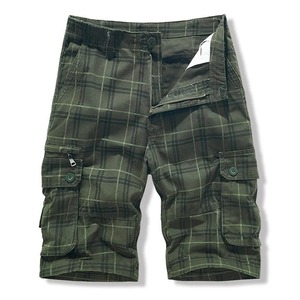 Shorts cargo pour homme 100% coton, coupe ample, plusieurs poches, style streetwear décontracté, respirant, écologique, short d'été personnalisé - Product Image 3
