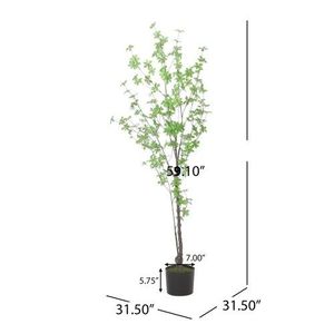 Albero Artificiale di Enkianthus da 59 Pollici, Grande Decorazione per la Casa e Regalo di Benvenuto, Piante di Alta Qualità - Product Image 6