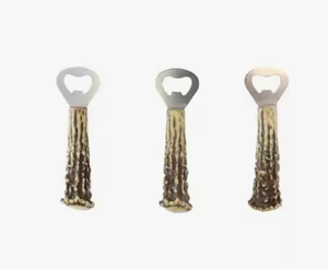 Elegante abridor de tapas con mango de cuerno de búfalo para el hogar o bar, abridor de botellas artesanal clásico de cuerno, diseño resistente. - Product Image 3