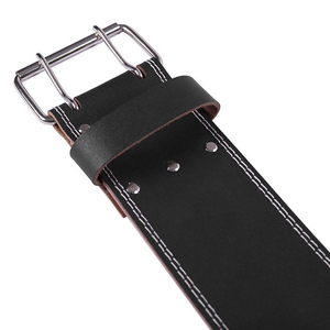 เข็มขัดยกน้ำหนักหนังแท้สำหรับพาวเวอร์ลิฟติ้ง บริการ OEM รับผลิตตามแบบ พร้อมติดฉลากสินค้า - Product Image 6