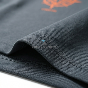 เสื้อยืดโอเวอร์ไซส์แขนสองชั้นสำหรับผู้ชาย OEM ODM แบบสั่งทำพิเศษ เนื้อผ้าหนา 100% คอตตอน พรีเมียม สตรีทแวร์ สวมใส่สบายทรงหลวม - Product Image 4