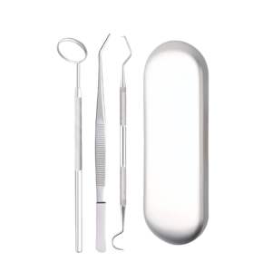 Kit de soins bucco-dentaires 3/6/8 pièces, outils de nettoyage des dents en acier inoxydable, instruments chirurgicaux dentaires CE par Grip Surgical - Product Image 3