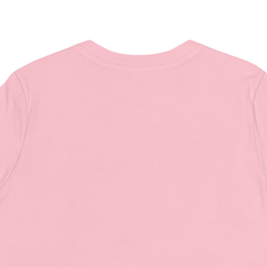 T-shirt rose à imprimé graphique pour femme, coupe décontractée, col rond, coton doux, manches courtes, vêtements décontractés pour tous les jours - Product Image 2