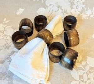 Anneau de serviette en bois personnalisé, très vendu, décoration de table à manger, mariage, maison, anneau de serviette en bois fait main au meilleur prix - Product Image 1