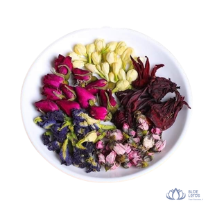 [HAUTE QUALITÉ] Infusion de fruits et fleurs saines Blue Lotus Farm en sachets de thé aux herbes, délicieuse et aromatisée pour boisson quotidienne, Vietnam - Product Image 1