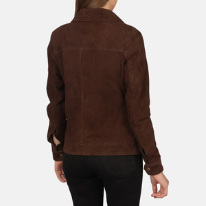 Chaquetas de Cuero para Mujer, Ligeras, de Piel de Oveja Genuina, Estilo Bomber, Transpirables - Product Image 6