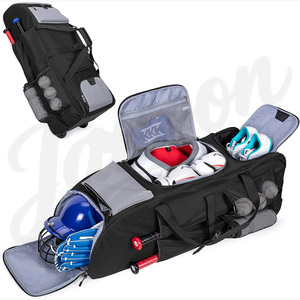 Wholesale Baseball Kit Bag Durable Sports Bag for Baseball Equipment with Bat <b>Holder</b> and <b>Shoe</b> Pock Custom Baseball Equipment Bag - Product Image 1