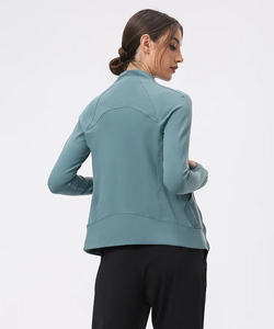 Wholesale Autumn Breathable Eco-Friendly Sports Fitness <b>Yoga</b> <b>Jackets</b> For Women OEM Customizable High Quality <b>Yoga</b> <b>Jackets</b> - Product Image 3