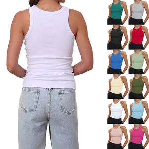 High Quality Factory Sale Women's Active Wear Tank <b>Top</b> Best Selling Women Tank <b>Top</b> New Arrival Design Women Tank <b>Top</b> OEM Service - Product Image 1