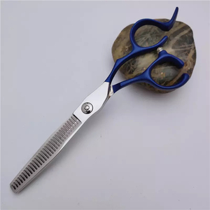 Professional Hair Cutting Scissors Stainless Steel Barber <b>Shears</b> Blue Handle Salon Hair Beauty <b>Tools</b> - Product Image 3