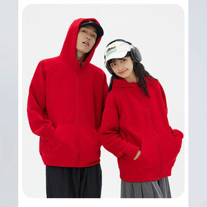 Sweat-shirts à capuche zippés épais et surdimensionnés pour hommes, en molleton de coton, à épaules tombantes, les plus vendus en gros et de haute qualité - Product Image 2