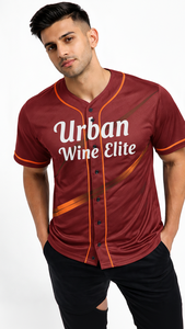 Camiseta de béisbol de corte moderno con estampado sublimado en toda la prenda para rendimiento y estilo - Product Image 2