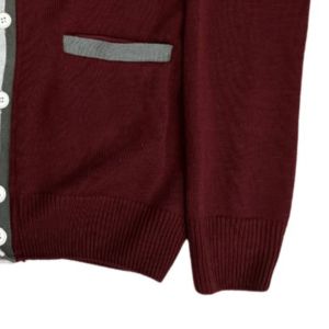 Made Your Custom High-quality V-neck <b>Sweaters</b> for sorority/Fraternity/ Schools/Colleges/Universities Logos Knitted <b>Cardigans</b> - Product Image 4