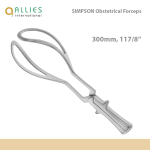 Forceps obstétricaux en acier inoxydable pour les procédures d'accouchement assisté et de naissance - Product Image 2