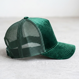 Gorra Trucker D.Green de Malla de Terciopelo con 5 Paneles, Unisex, con Logotipo Personalizado, Ajustable, Casual, para Deportes al Aire Libre, para las Cuatro Estaciones - Product Image 4