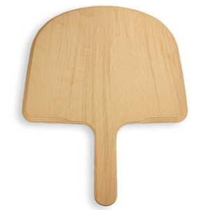 Vente directe d'usine : assiette ronde en bois massif pour dîner et pizza avec poignée, planche à découper et de service en bois écologique pour usage hôtelier - Product Image 2
