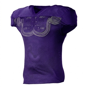 Men's <b>Black</b> Mesh Sleeveless V-Neck <b>Football</b> Jersey Breathable Fitted Sport <b>Top</b> Adult All Seasons - Product Image 3