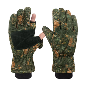 Breathable Waterproof Windproof Soft <b>Shell</b> Camouflage Unisex Winter Hunting Gloves for Outdoor Activities and Motorcycle Use - Product Image 3