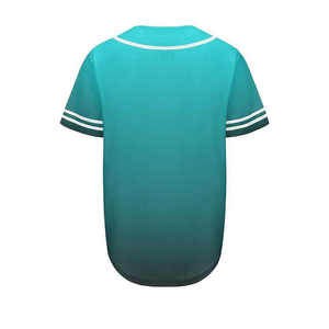 เสื้อเบสบอลคอกลมพิมพ์ลายดิจิตอลแบบกำหนดเอง เสื้อซอฟต์บอลชาย 100% โพลีเอสเตอร์ แห้งเร็ว ป้องกันรังสียูวี - Product Image 2