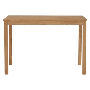 Scandinavian Design Solid Wood Dining <b>Table</b> And 4 Chairs Set Natural Wood Finish Armless Side Chairs for Small Apartment Room - Product Image 3