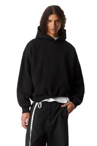 Sudadera con Capucha Unisex Y2K al por Mayor, Sudadera con Capucha Lisa de Algodón Negro de Alta Calidad para Hombre, Logotipo Bordado Personalizado OEM - Product Image 2