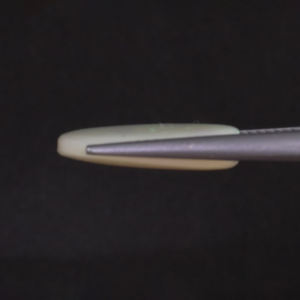 IGI Certified <b>White</b> Natural Opal Loose Gemstone 6.40 Carat <b>Cushion</b> Cut 17.5x12.5mm Hand Cut Polished Light Waxing/Oiling Treated - Product Image 2