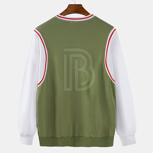 เสื้อสเวตเชิ้ตผู้ชายสำหรับฤดูหนาว สีพื้น ขายส่ง เสื้อสเวตเชิ้ตผู้ชายแฟชั่น เสื้อผ้าพื้นฐานขายดีสำหรับผู้ชาย - Product Image 2