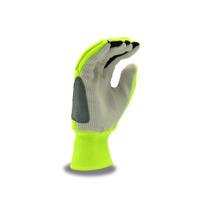 Tactical Hi Vis <b>Gloves</b> Designed For Industrial Safety Teams With Reinforced Palm Grip And Reflective Strip Technology - Product Image 3