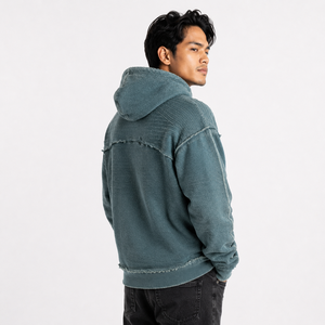 เสื้อฮู้ดดี้สไตล์วินเทจสำหรับผู้ชาย ผสมผสานความสบายแบบลำลอง เนื้อผ้าสัมผัสนุ่ม สไตล์สตรีทแวร์สำหรับใส่ในชีวิตประจำวัน ผลิตจากผ้าฝ้าย 100% - Product Image 6