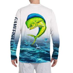 Chemise de pêche haute technologie avec protection UPF, tissu anti-odeur et évacuation de l'humidité pour les longues journées de pêche en haute mer ou en lac - Product Image 2