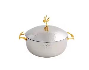 Plat de service décoratif en métal pour la cuisine, la table à manger, le stockage des aliments, utilisation quotidienne - Product Image 4