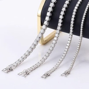 Collier Hip Hop en Moissanite de Qualité Exceptionnelle, Plaqué Or Argent 925, Bijou de Luxe pour Mariage, Fiançailles, Cadeau - Product Image 5