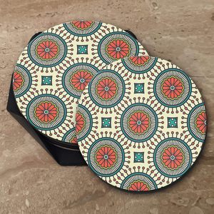 <b>Coasters</b> <b>for</b> Dinner Table Cool Pattern <b>Drink</b> with Holder Decorative Table <b>for</b> Coffee Mugs Tea Cups Glasses - Product Image 3