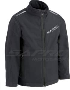 HIGH STREET Veste de moto Sapro de haute qualité, softshell avec protections amovibles homologuées CE, à capuche, imperméable et coupe-vent - Product Image 2