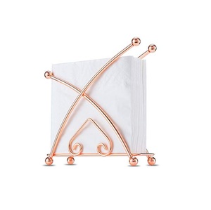 Exclusive Quality Metal <b>Tissue</b> Holder Stand Vintage Gold Napkin Holder for Home Kitchen <b>Wedding</b> Restaurant Dining Table Supplies - Product Image 2