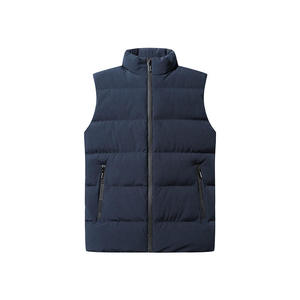 Gilet matelassé léger pour homme, sans manches, avec fermeture éclair, imperméable, coupe-vent, en coton, logo personnalisé, marque privée, OEM, vente en gros - Product Image 5