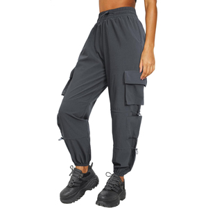 Service OEM – Pantalons pour femmes de haute qualité en gros – Pantalons cargo décontractés à taille élastique pour l'été – En solde - Product Image 4